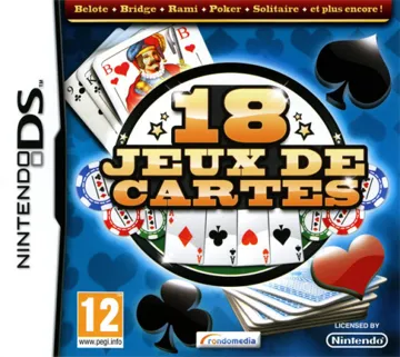 18 Card Games (Europe) (En,Fr,De,Es,Nl) box cover front